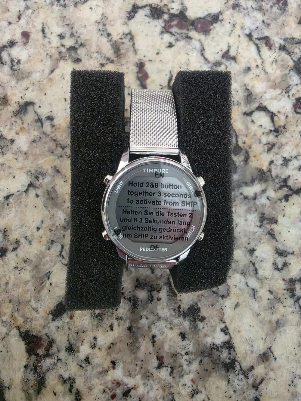 Timeure - Silver Mesh Smartwatch